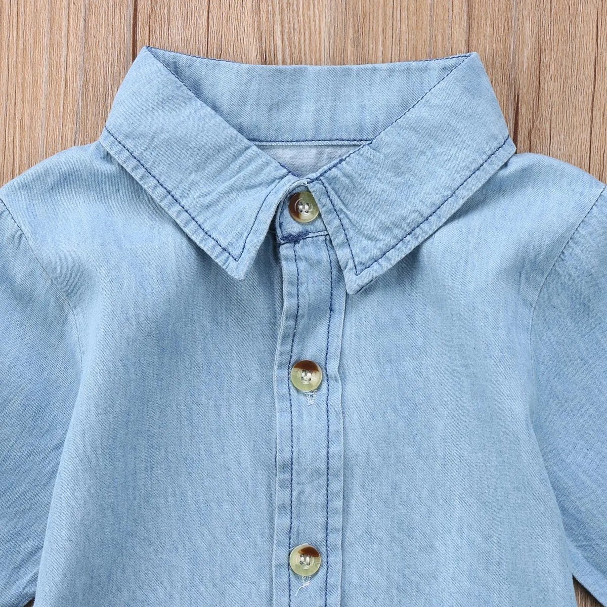 Wholesale Baby Kids Girl Clothes Denim Short Mini Dresses