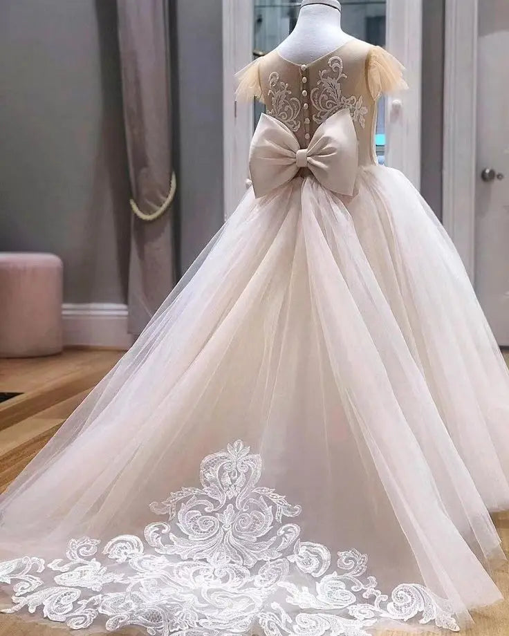 Pretty Dress Pink Flower Girl Dress 2025