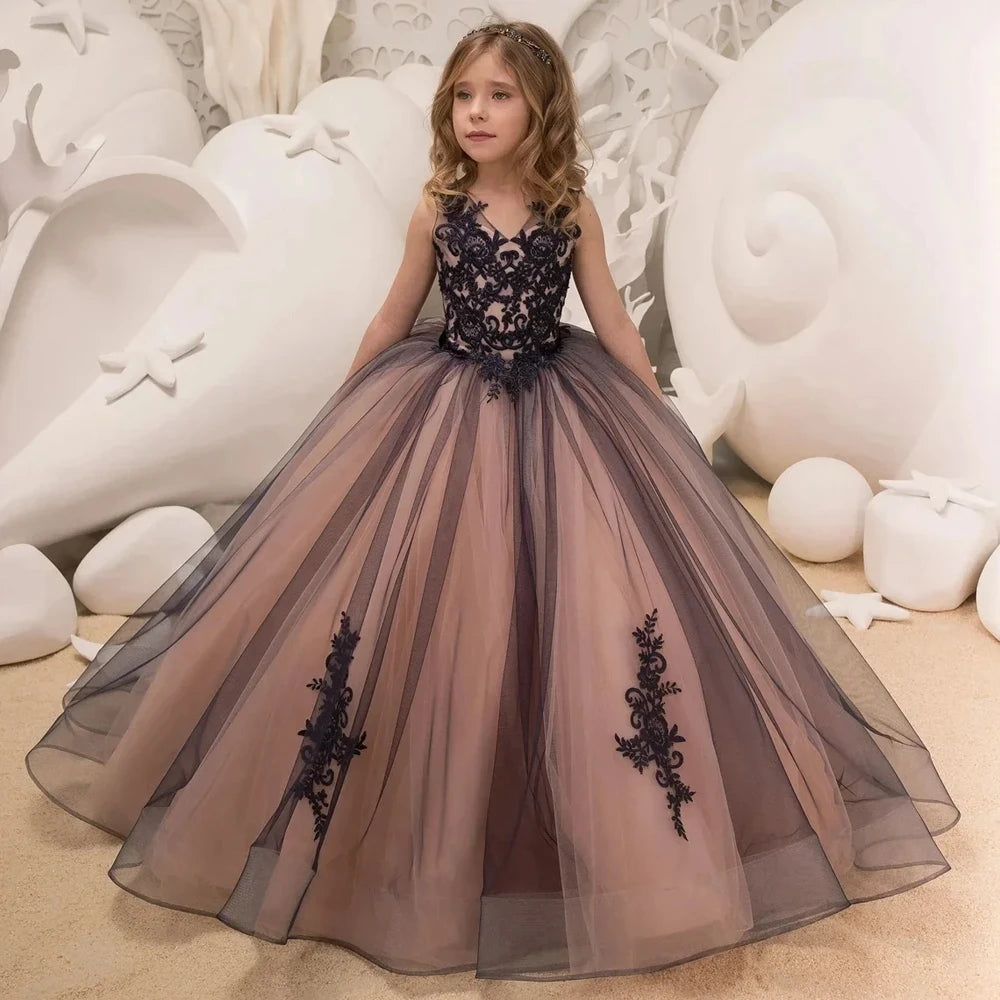 Pretty Dress Pink Flower Girl Dress 2025