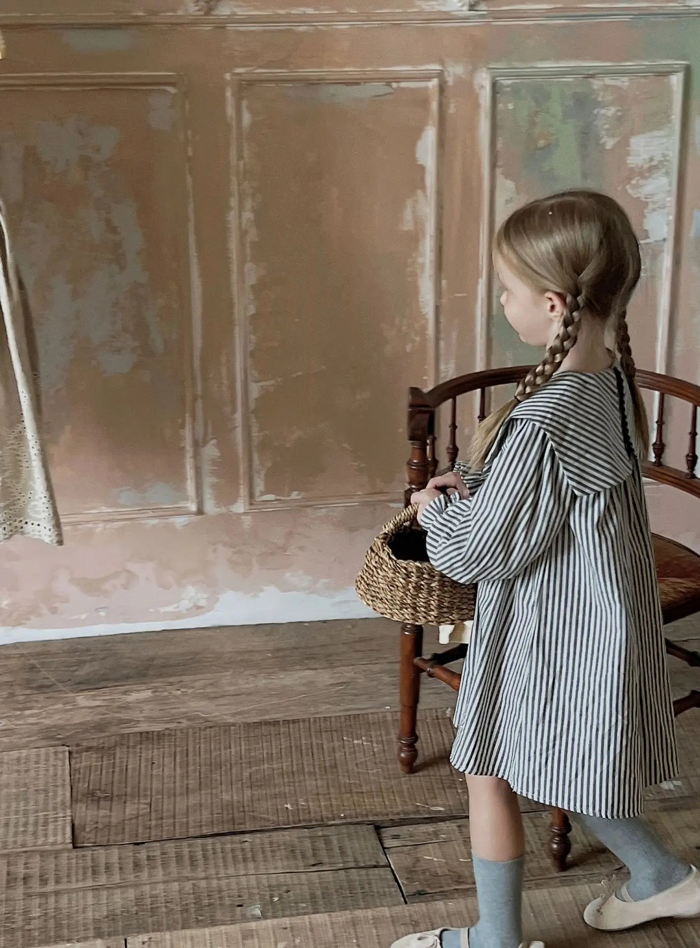 Girls Dress Striped