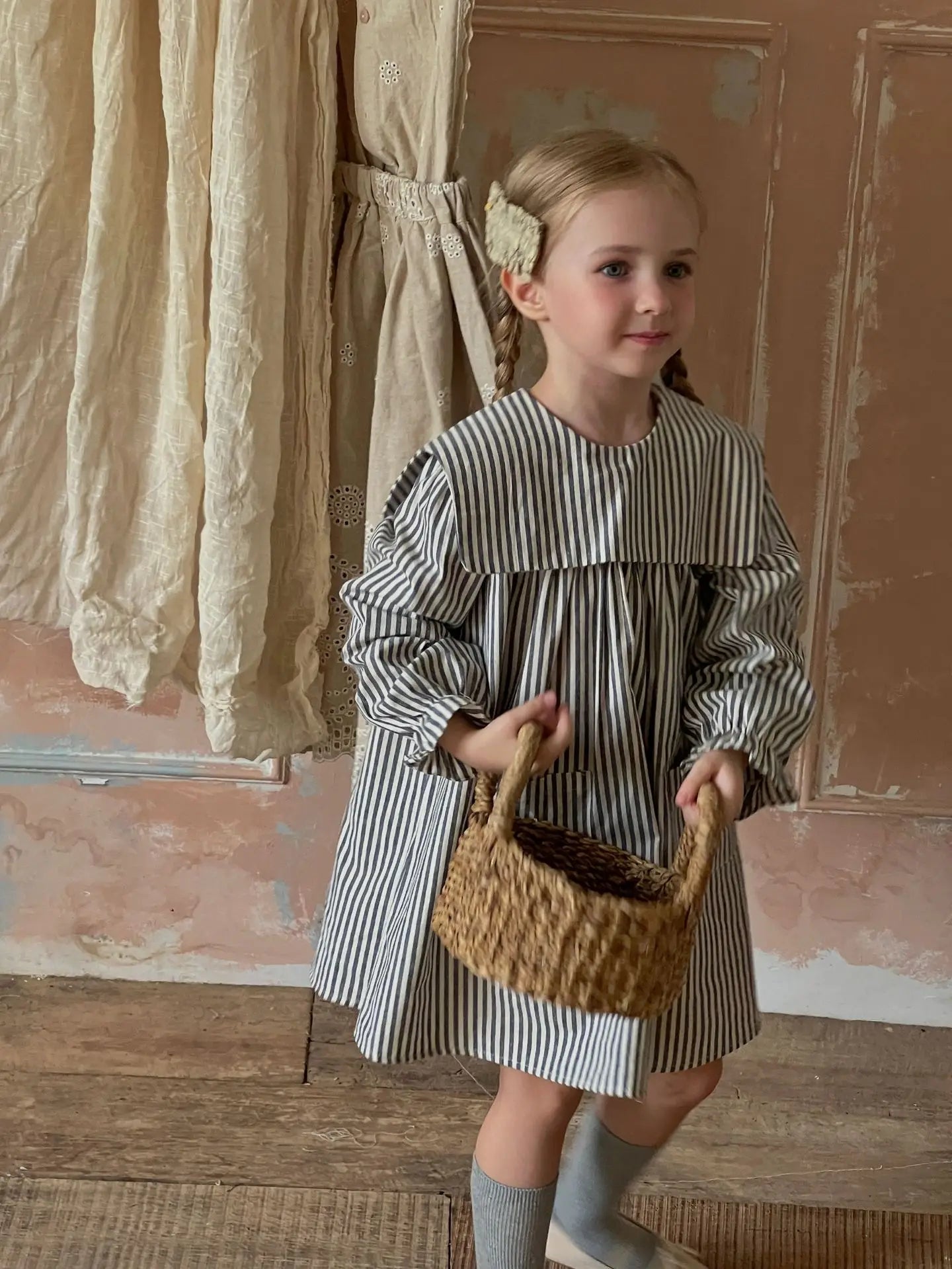 Girls Dress Striped