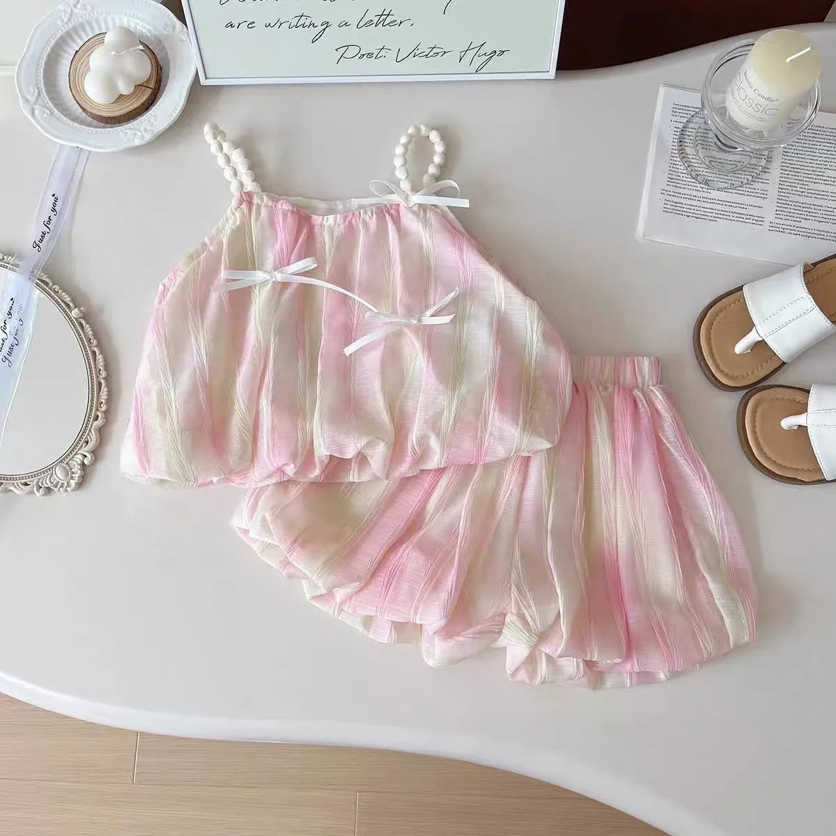 Korean Summer Children Baby Girls 2PCS
