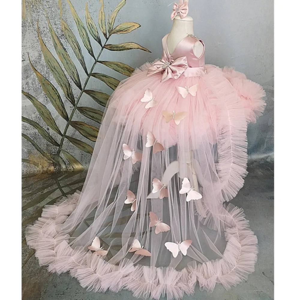 Lovely Pink Beading Sleeveless