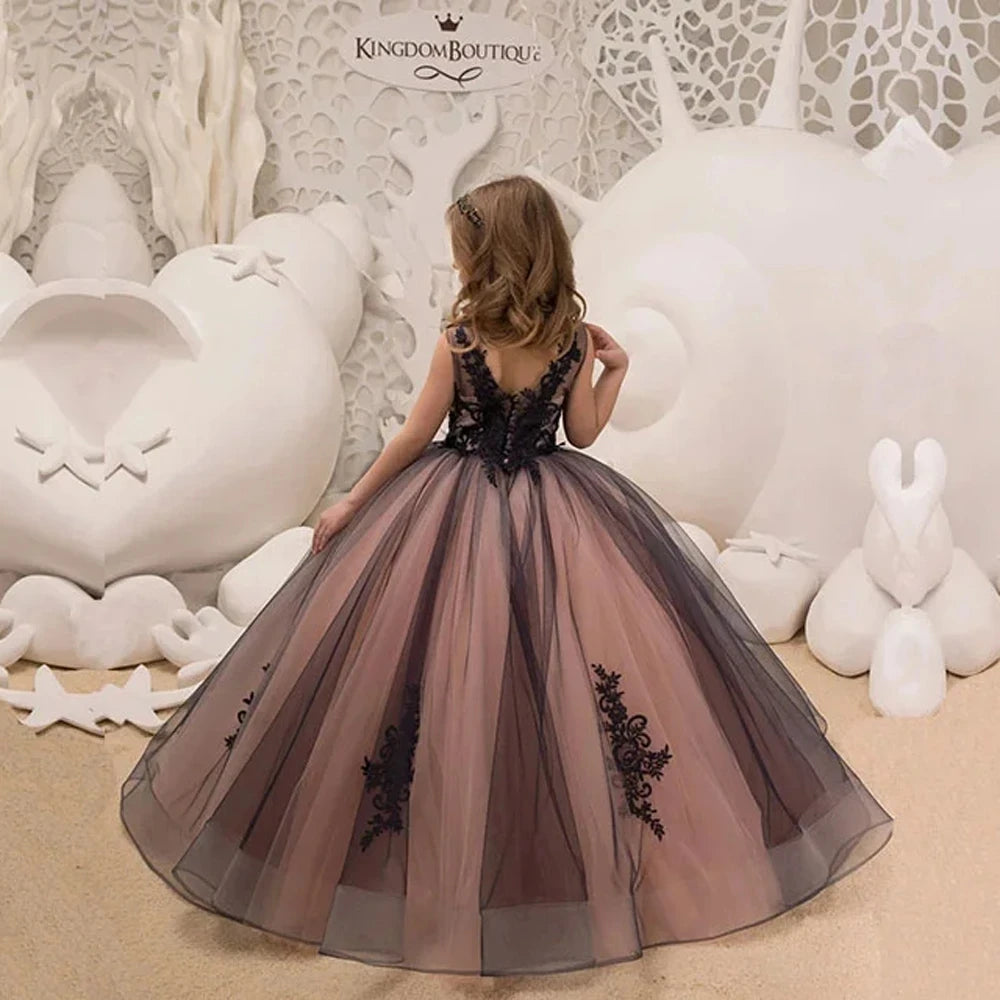 Pretty Dress Pink Flower Girl Dress 2025