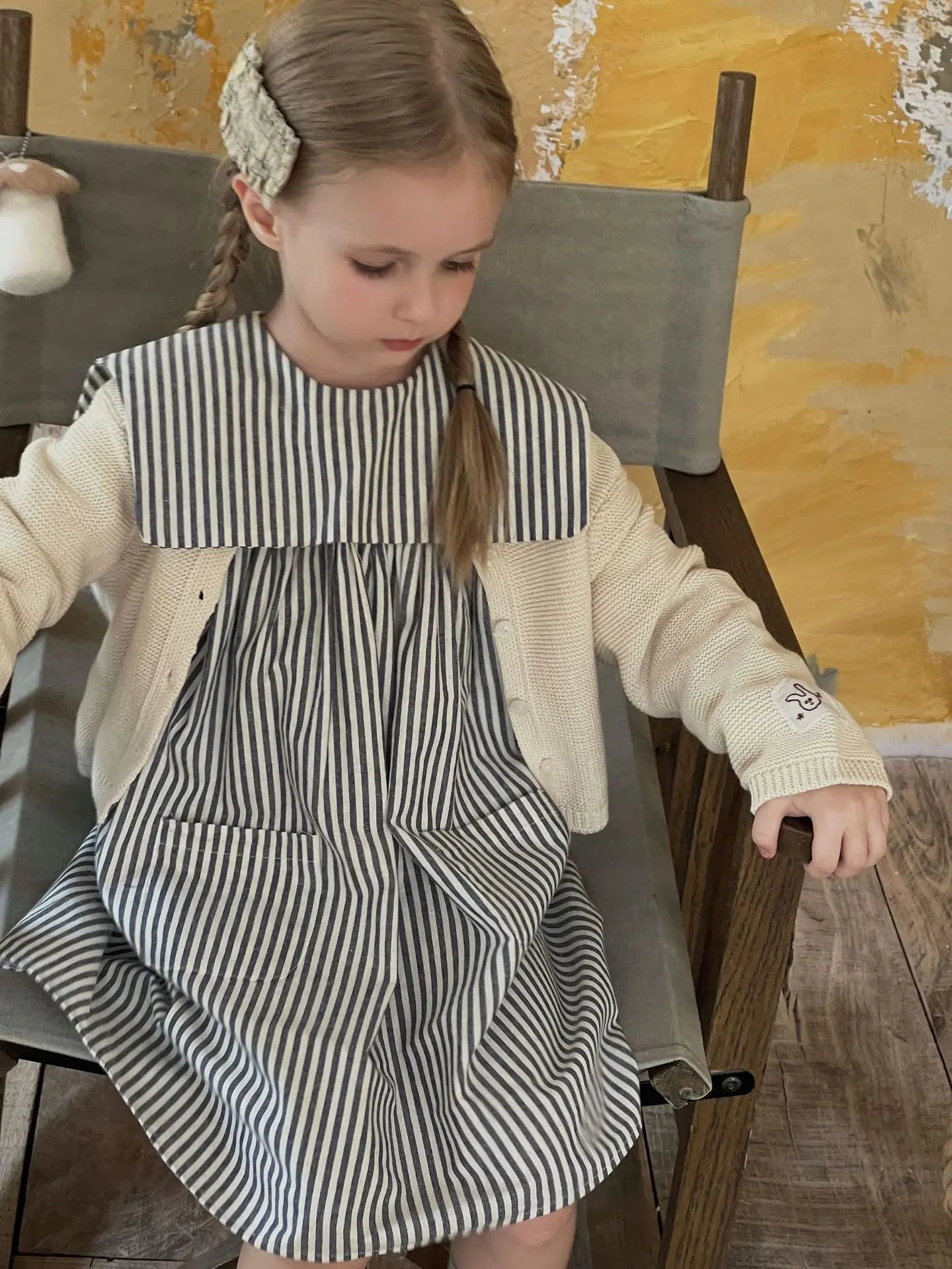 Girls Dress Striped