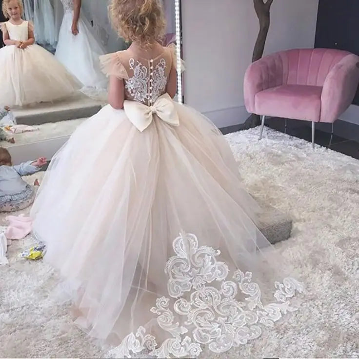 Pretty Dress Pink Flower Girl Dress 2025