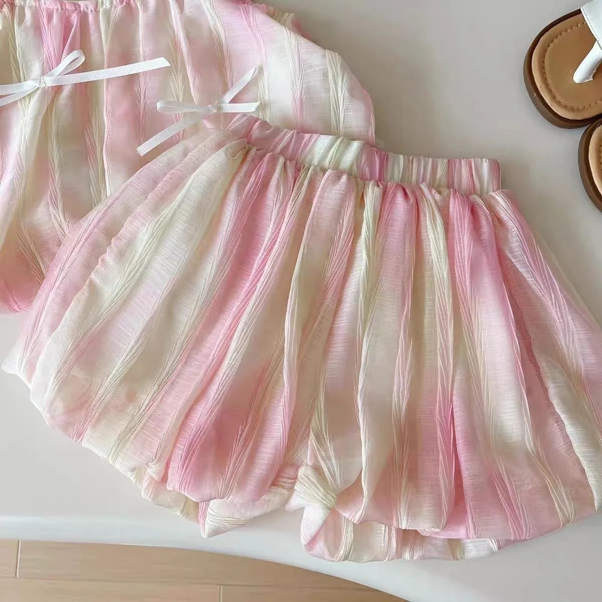 Korean Summer Children Baby Girls 2PCS
