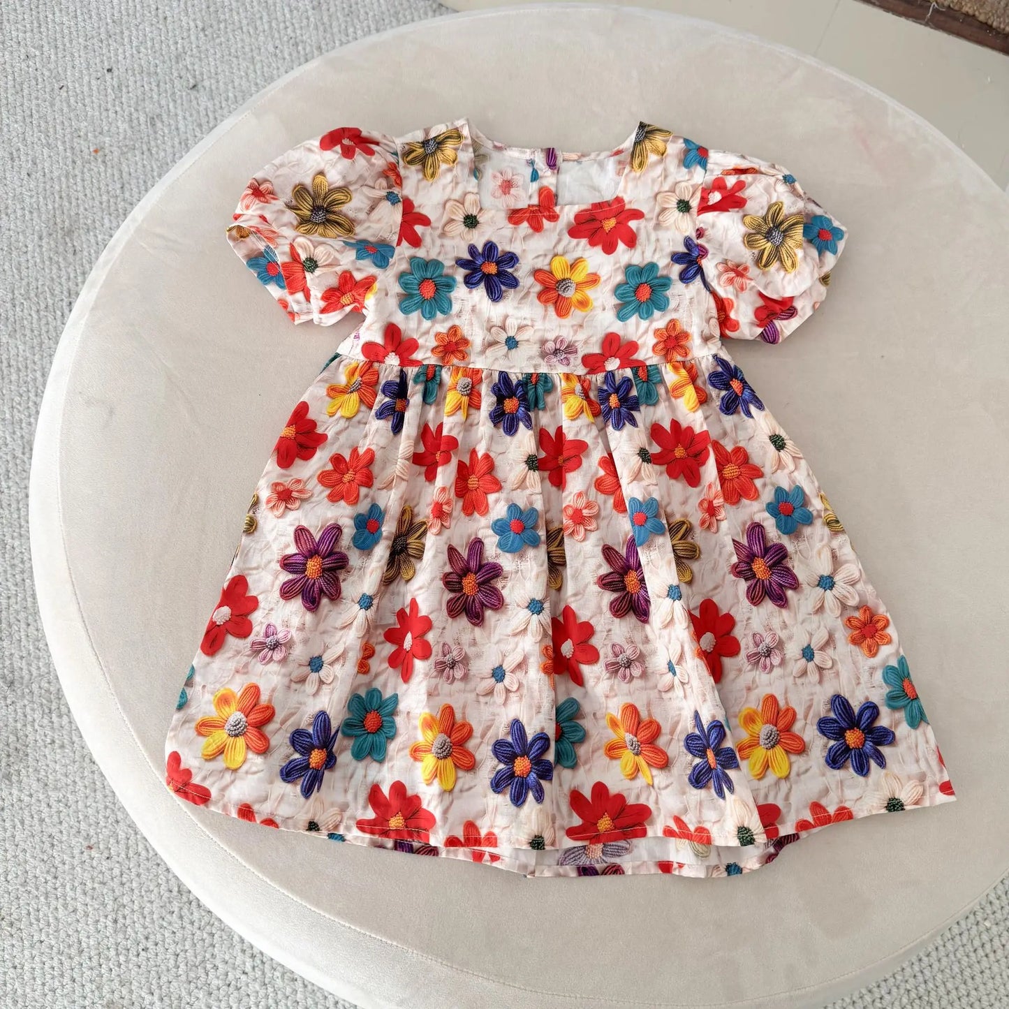 Children Girls Casual Dresses Cotton