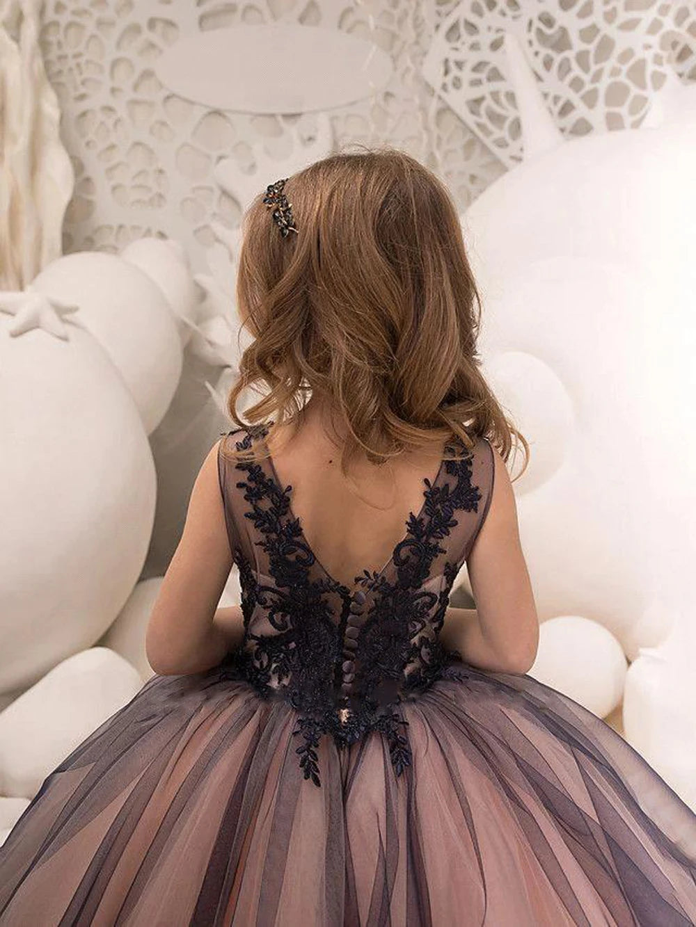 Pretty Dress Pink Flower Girl Dress 2025