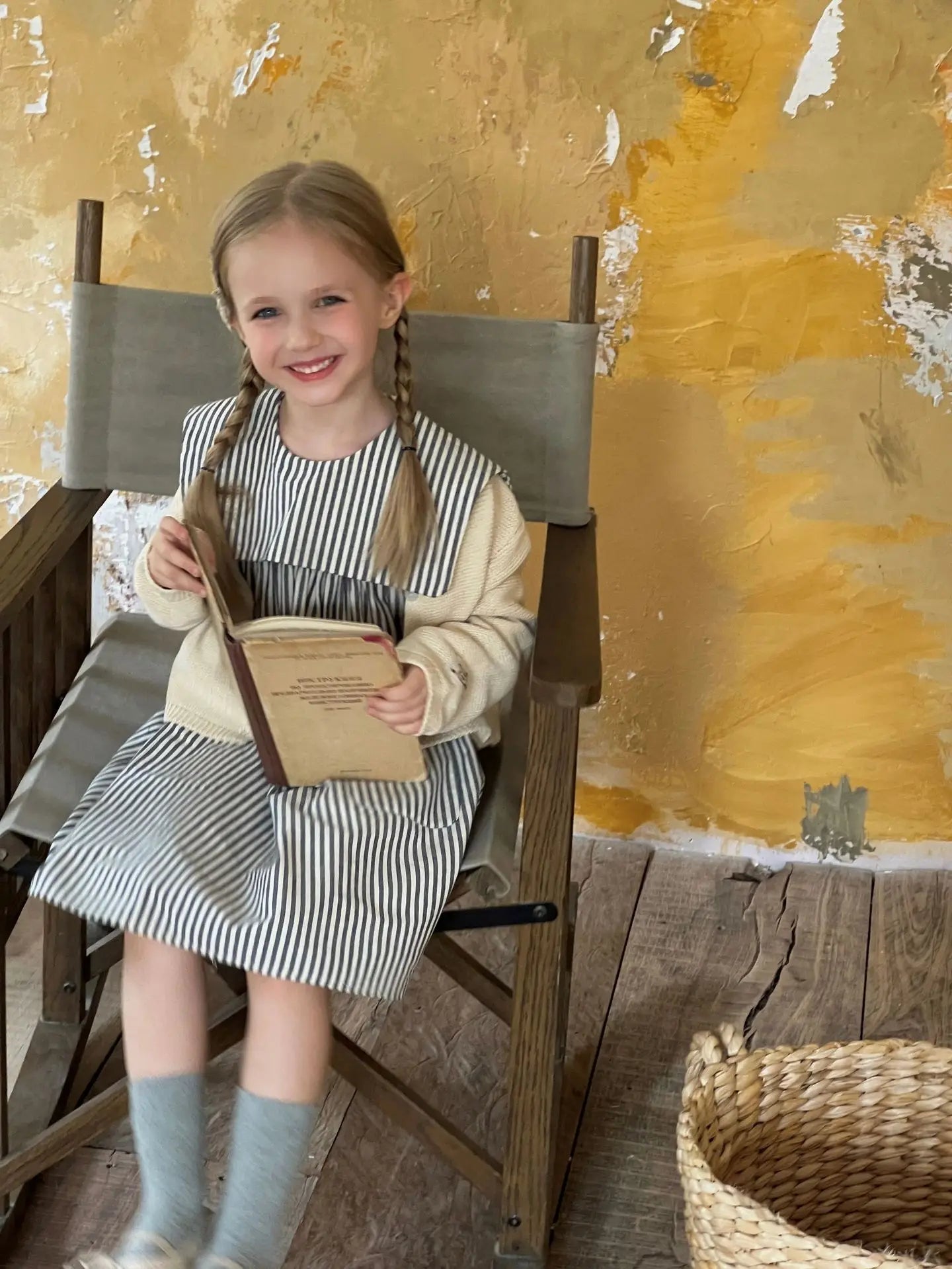 Girls Dress Striped