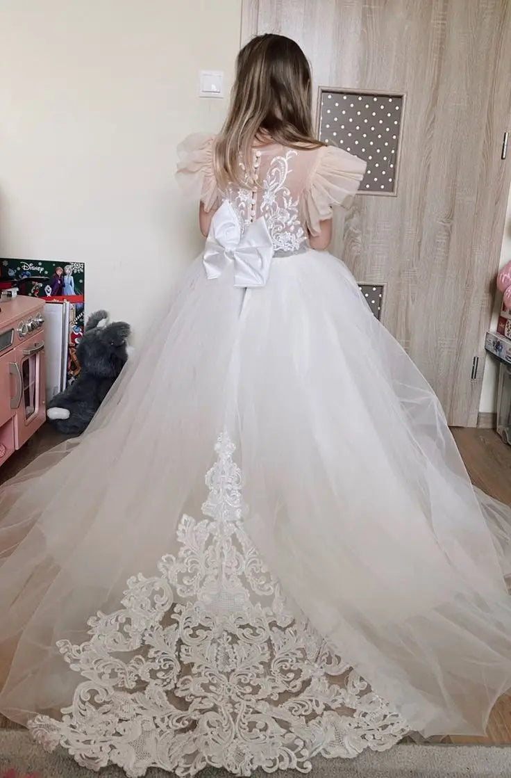 Pretty Dress Pink Flower Girl Dress 2025