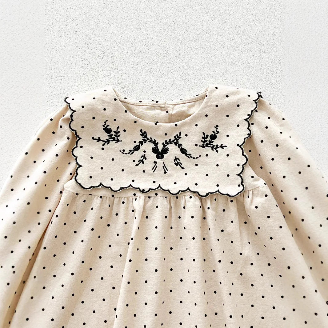 Dress Girls Cute Long-sleeved