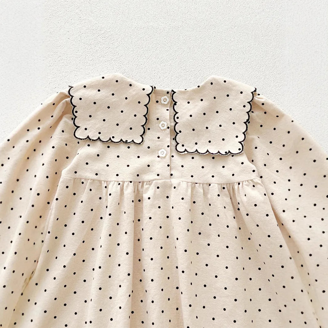 Dress Girls Cute Long-sleeved
