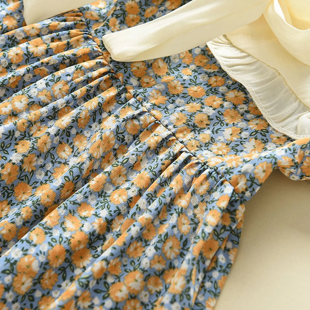 Casual Summer Kids Girls Dress Floral