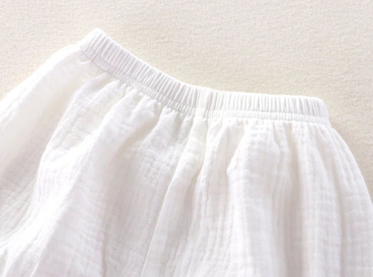 Baby Kids Girls Clothes Short Sets Summer Toddler Boy Cotton T-shirt+Shorts Linen Children