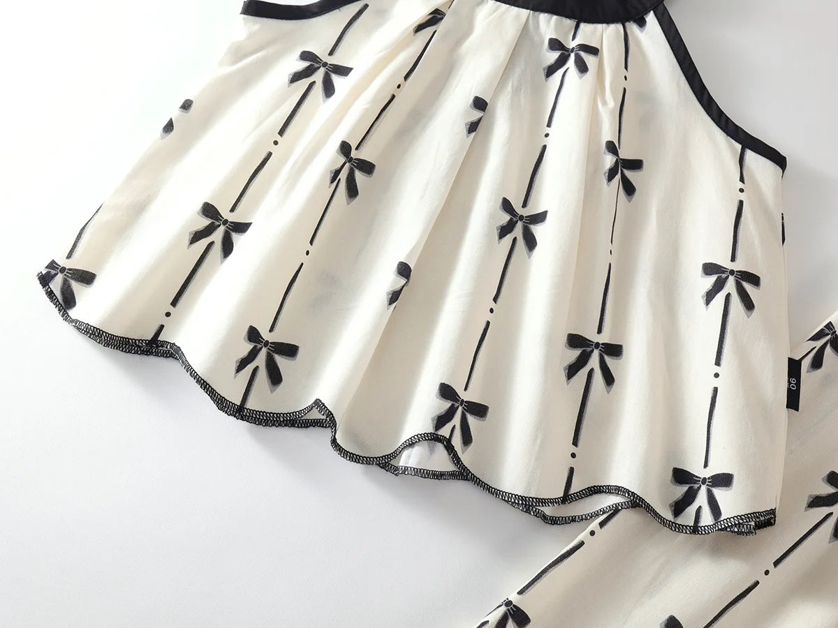 New Girls’ Pure Cotton Two-Piece Set