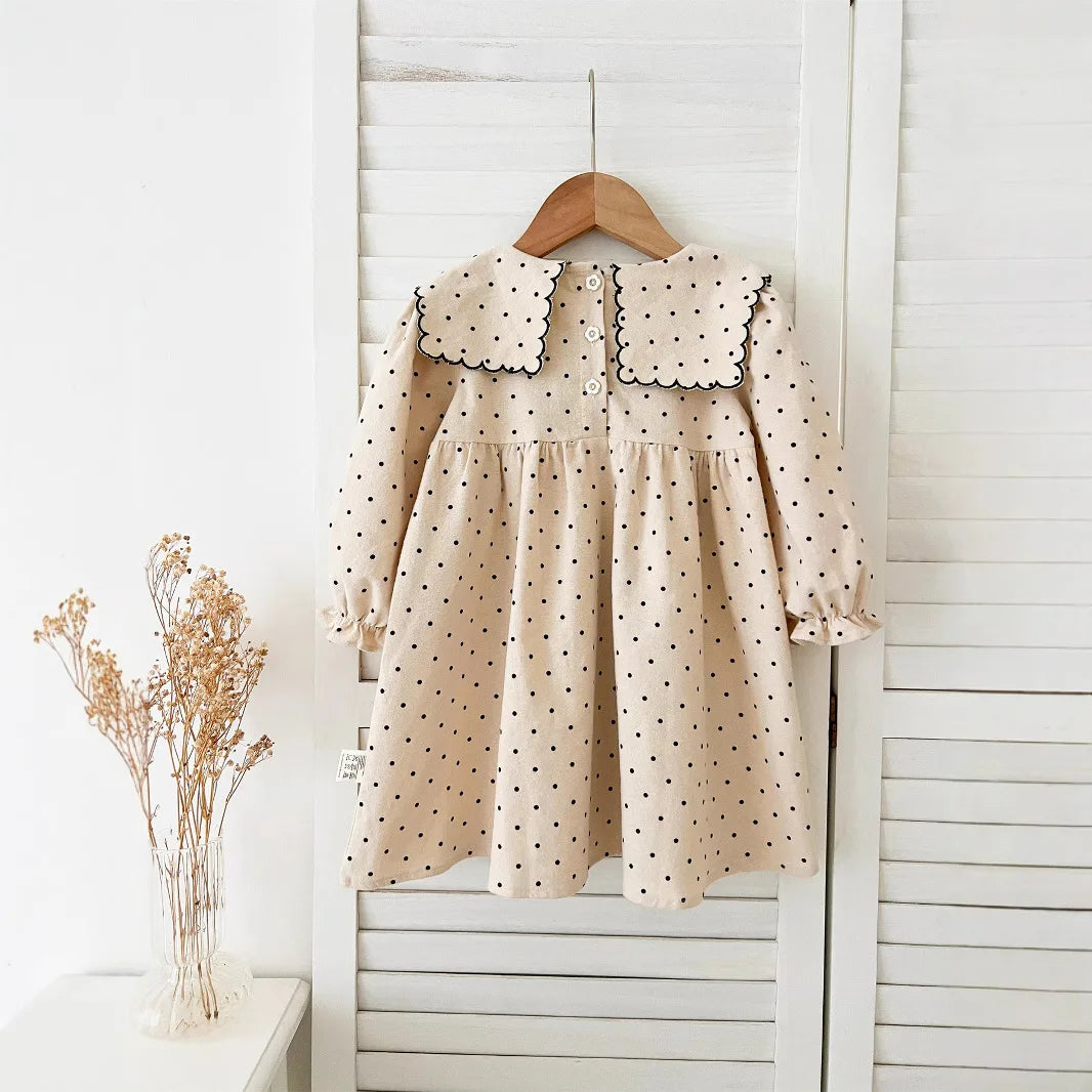 Dress Girls Cute Long-sleeved