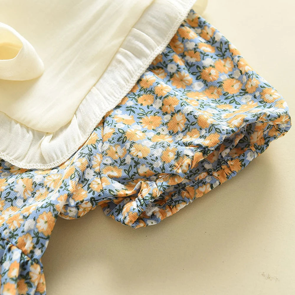 Casual Summer Kids Girls Dress Floral